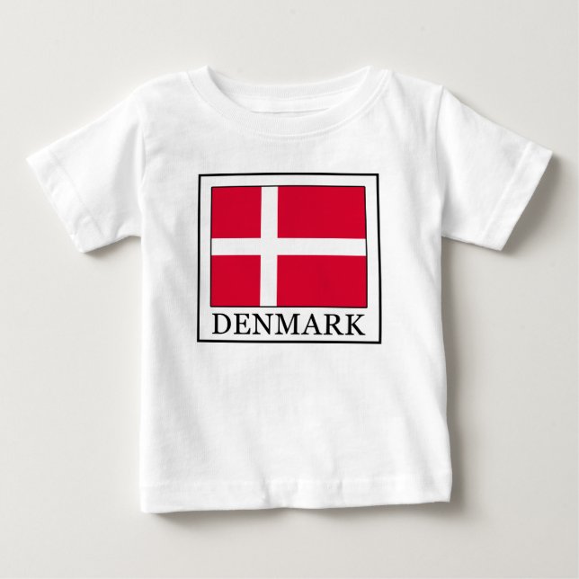 Camiseta De Bebé Dinamarca (Anverso)