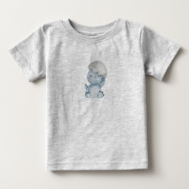 Camiseta De Bebé dino bebé (Anverso)