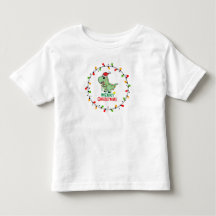 Dino de Santa Navideño Adorable Feliz Navidad
