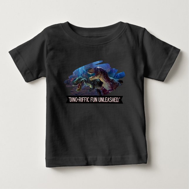 Camiseta De Bebé dino - fabuloso fundesleashed (Anverso)