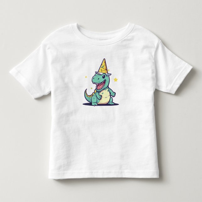 Camiseta De Bebé Dino Fiesta (Anverso)