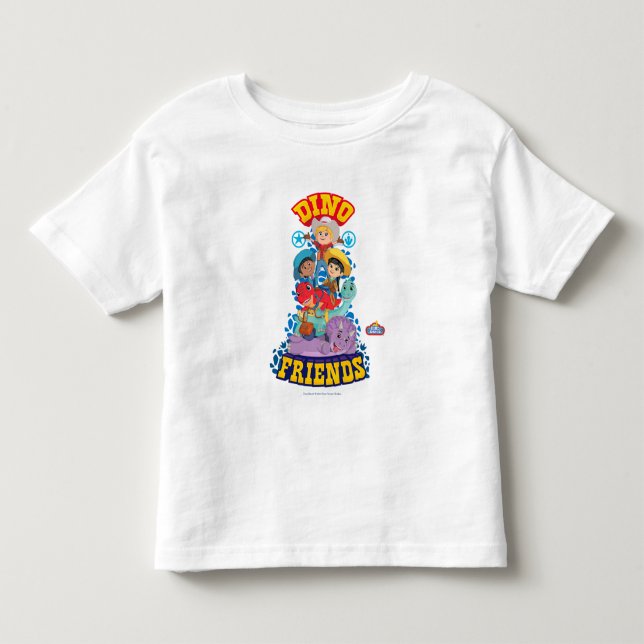Camiseta De Bebé Dino Friends | Dino Ranch (Anverso)