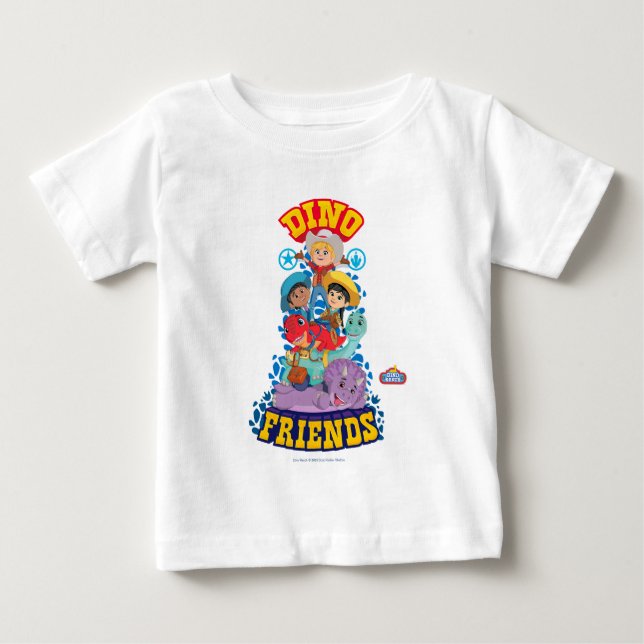 Camiseta De Bebé Dino Friends | Dino Ranch (Anverso)