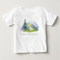 Dino lindo "Explora la Maravilla" niño pequeño