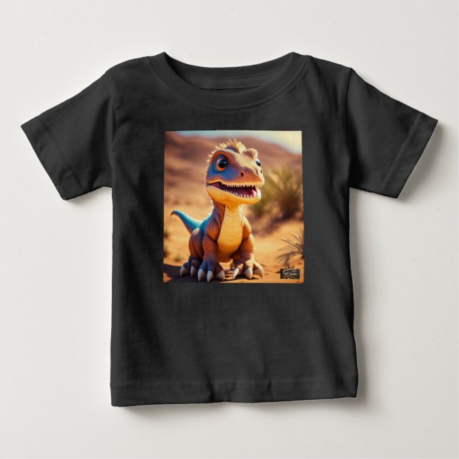Camiseta De Bebé Dino-Mite León (Anverso)