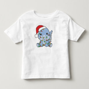 Camiseta De Bebé Dino Navidades Animales de invierno feriados Dinos