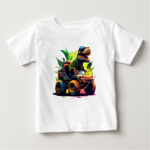 Camiseta De Bebé Dino Roller
