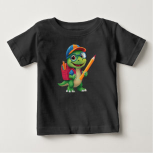 Camiseta De Bebé Dinos divertidos para niños al volver al colegio