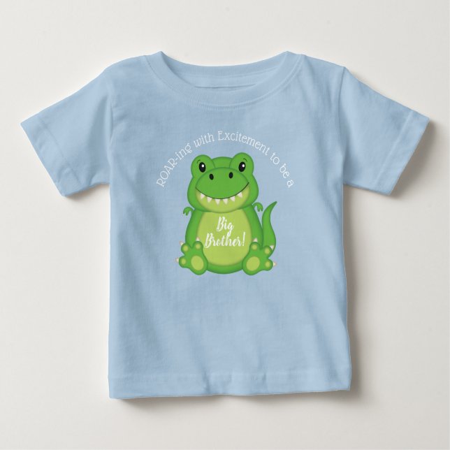 Camiseta De Bebé Dinosaur Baby Shower T-Rex (Anverso)