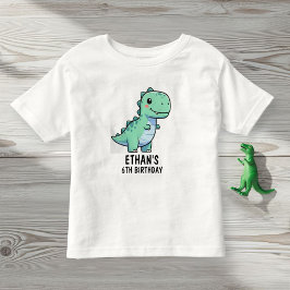 Camiseta De Bebé Dinosaur Birthday T-Shirt