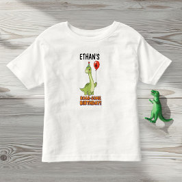Camiseta De Bebé Dinosaur Birthday T-Shirt - Your Child's Custom