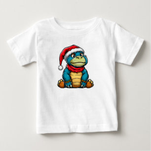 Camiseta De Bebé Dinosaur de dibujos animados de Navidad Regalo fes