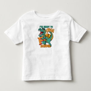 Camiseta De Bebé Dinosaur Estoy Listo Aplastar Preescolar 