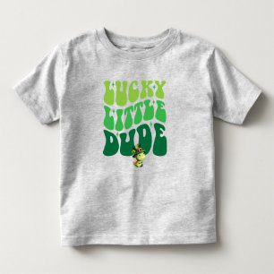 Camiseta De Bebé Dinosaur Lucky Little Dude Día de San Patricio