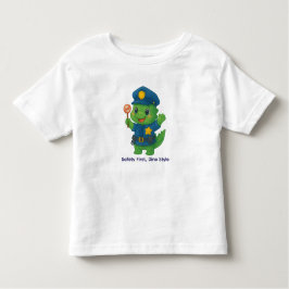 Camiseta De Bebé Dinosaur policía de tráfico adorable – Dino Jobs