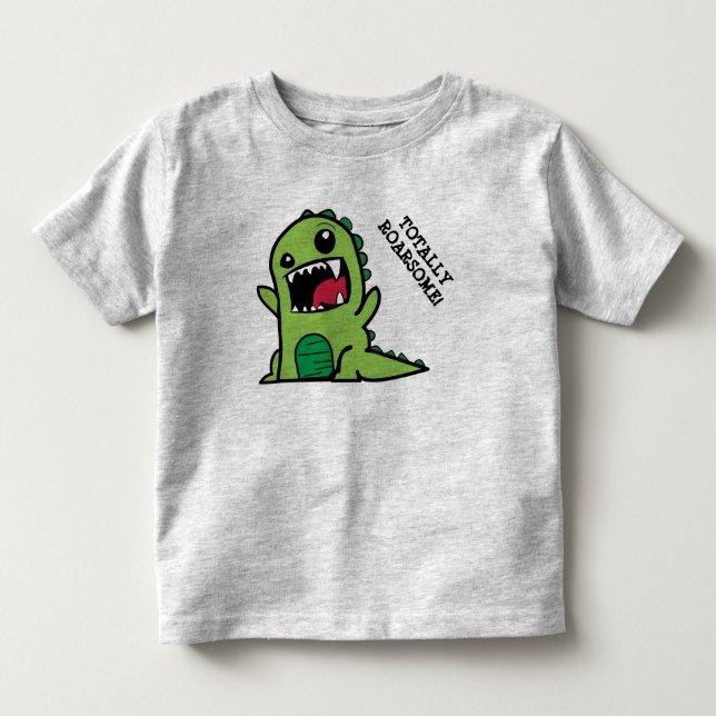 Camiseta De Bebé Dinosaur Toddler T-Shirt (Anverso)