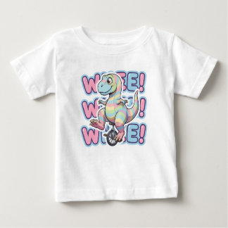 Camiseta De Bebé Dinosaur,Whee!!!