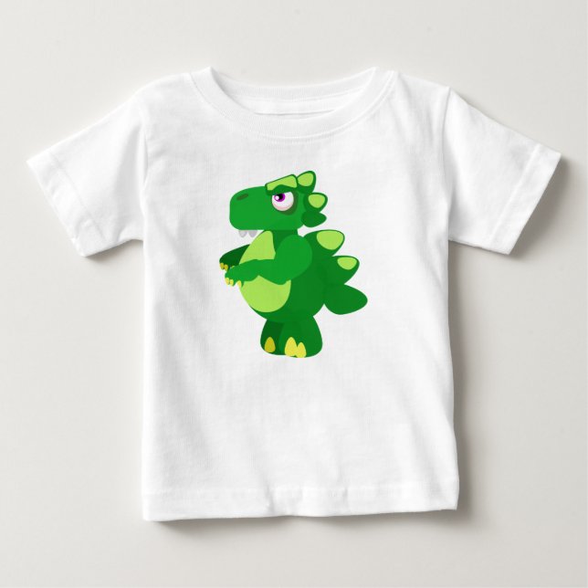 Camiseta De Bebé Dinosaurio (Anverso)