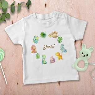 Camiseta De Bebé Dinosaurio