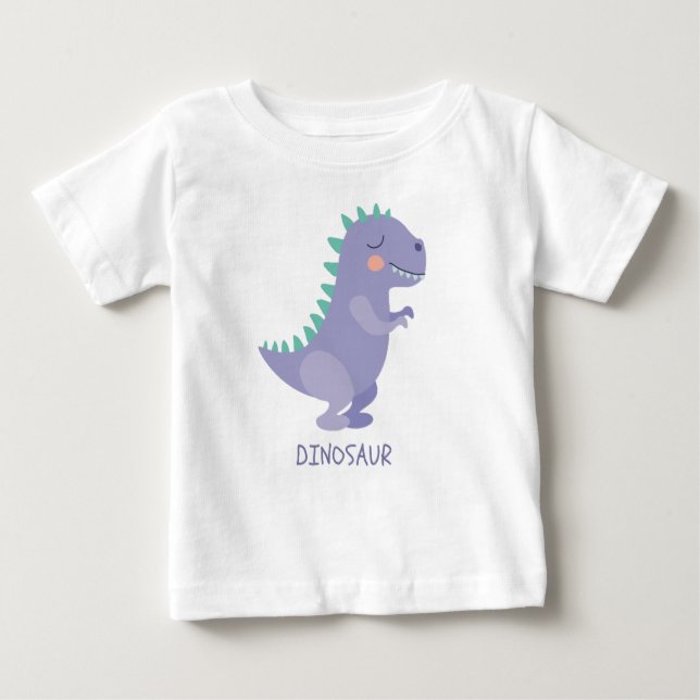 Camiseta De Bebé Dinosaurio  (Anverso)