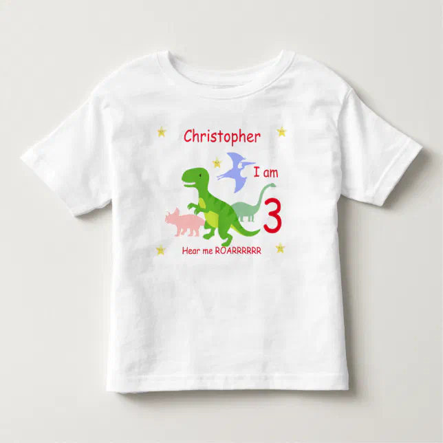 Camisetas De Cumpleau00f1os De The Good Dinosaur Personalizadas