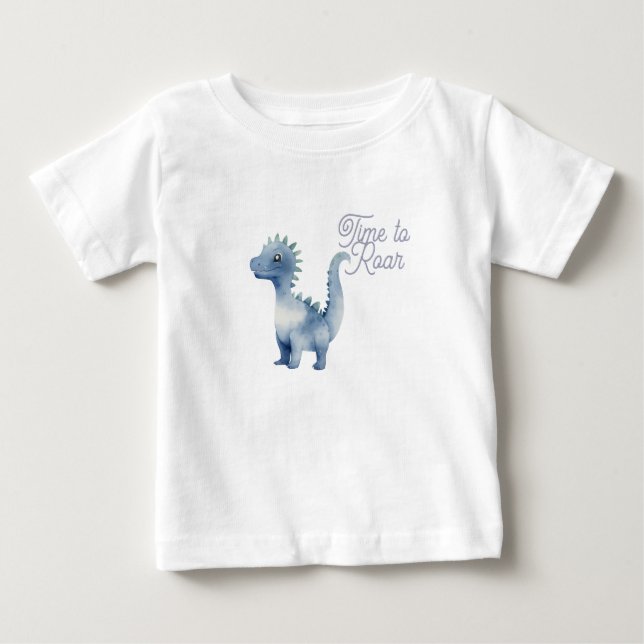 Camiseta De Bebé Dinosaurio Adorable (Anverso)