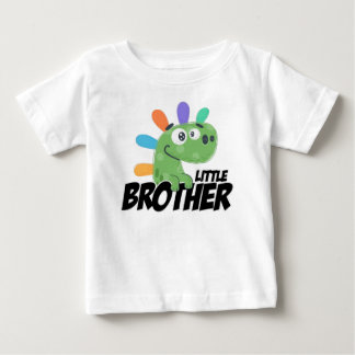 Camiseta De Bebé Dinosaurio arcoiris de Little Brother