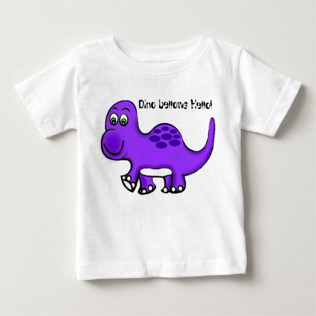 Camiseta De Bebé Dinosaurio Baby (Anverso)