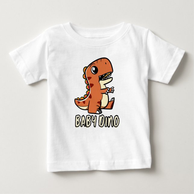 Camiseta De Bebé Dinosaurio bebé (Anverso)