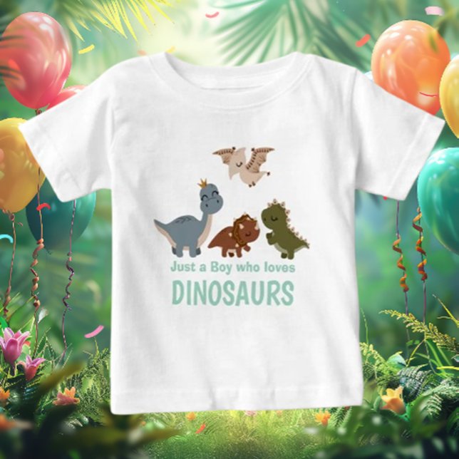 Camiseta De Bebé Dinosaurio Boho Verde (Dress your little one in style with our Boho Dinosaur Baby T-Shirt! Soft, comfy, and super cute)