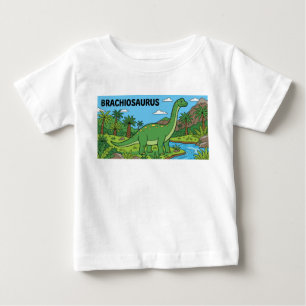 Camiseta De Bebé dinosaurio braquiosaurio