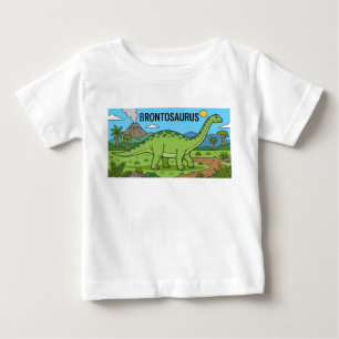 Camiseta De Bebé dinosaurio brontosaurio