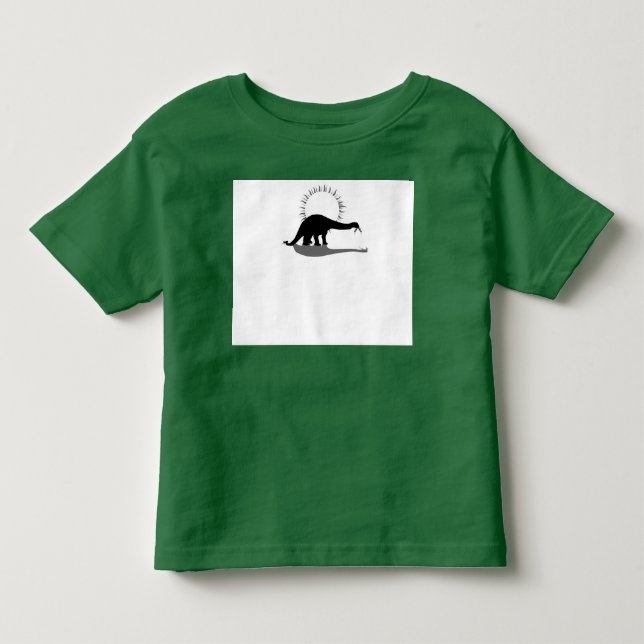 Camiseta De Bebé Dinosaurio - Brontosaurus (Anverso)