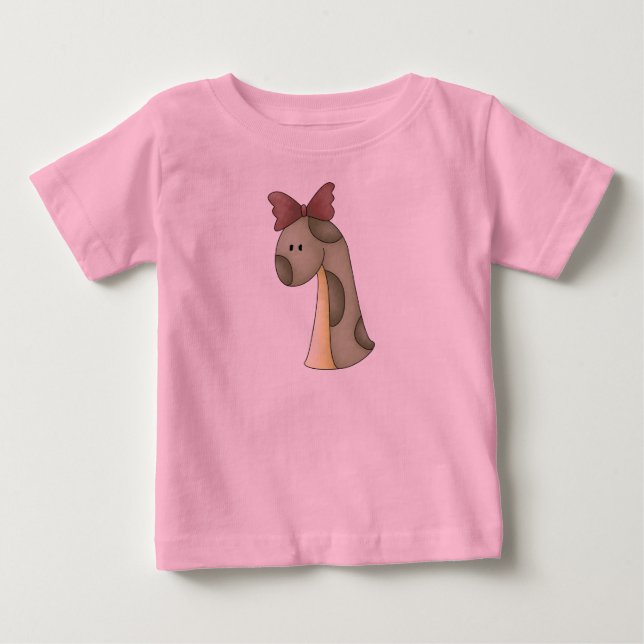Camiseta De Bebé Dinosaurio chica (Anverso)