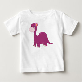 Camiseta De Bebé Dinosaurio cutáneo, dinosaurio femenino, dinosauri