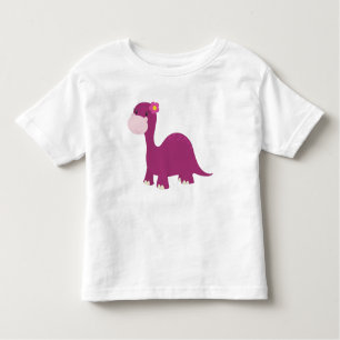 Camiseta De Bebé Dinosaurio cutáneo, dinosaurio femenino, dinosauri