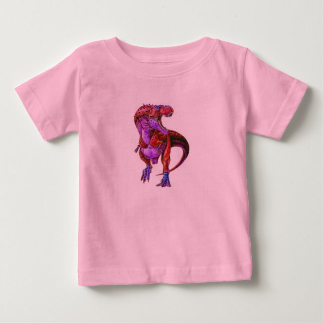 CAMISETA DE BEBÉ DINOSAURIO DE COCINA DE MODA TODDLER PARA ELLA (Anverso)