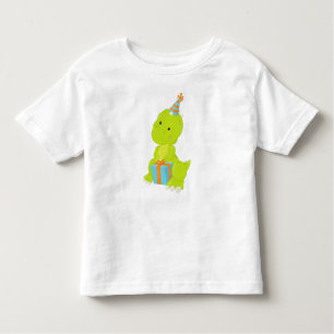Camiseta De Bebé Dinosaurio de cumpleaños, dinosaurio Fiesta, regal