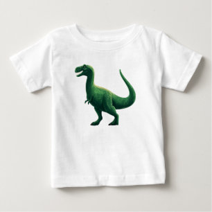 Camiseta De Bebé Dinosaurio de dibujos animados azul: divertida cam