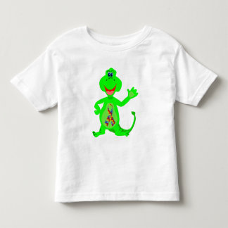 Camiseta De Bebé Dinosaurio de la conciencia del autismo