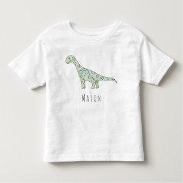 Camiseta De Bebé Dinosaurio de niño pequeño y joven personalizado c