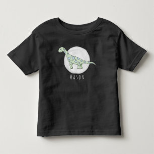 Camiseta De Bebé Dinosaurio de niño pequeño y joven personalizado c