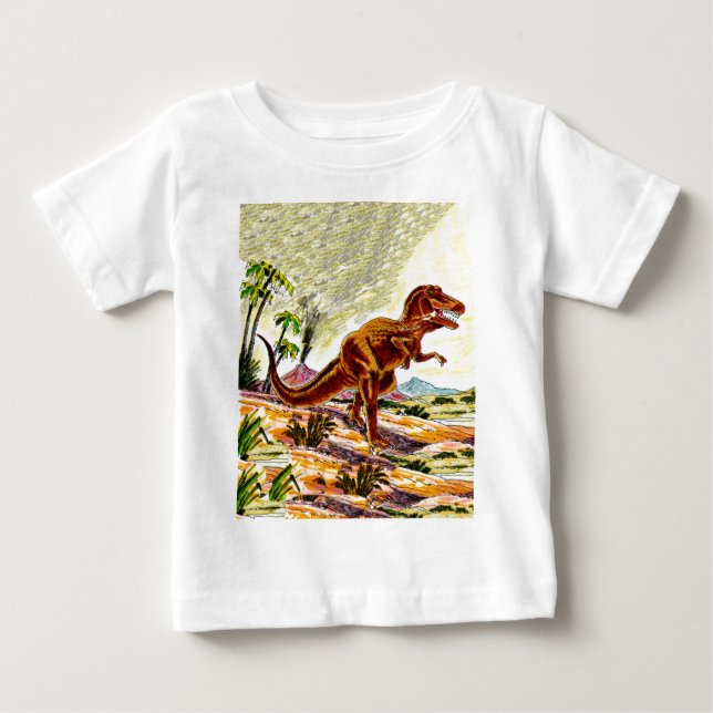 Camiseta De Bebé Dinosaurio de Rex del Tyrannosaurus (Anverso)