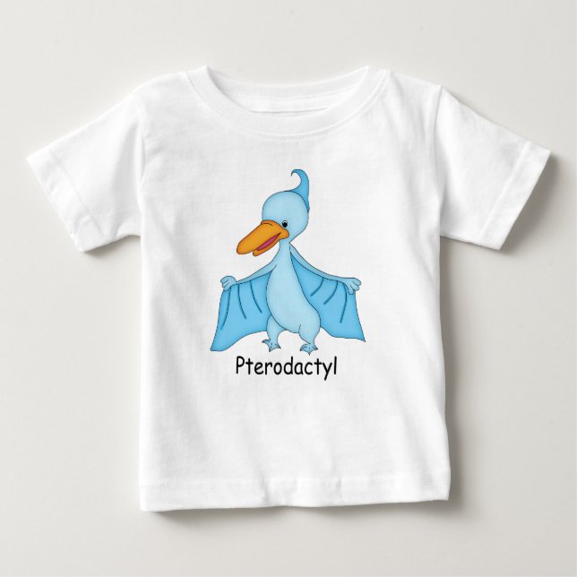 Camiseta De Bebé Dinosaurio del Pterodactyl (Anverso)
