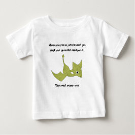 Camiseta De Bebé Dinosaurio favorito que presenta el pterodáctilo