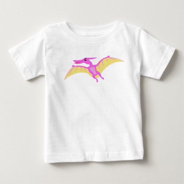 Camiseta De Bebé Dinosaurio Feliz para Bebé (Anverso)