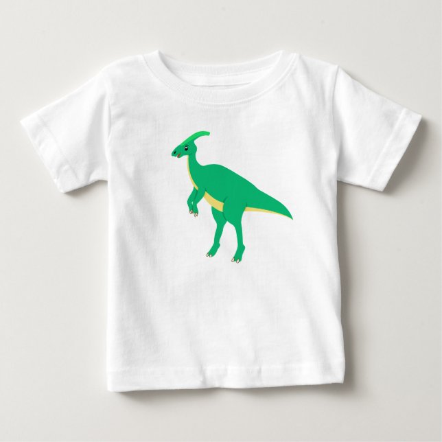 Camiseta De Bebé Dinosaurio Feliz para Niño Pequeño (Anverso)