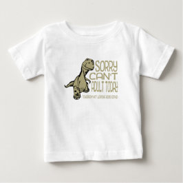 Camiseta De Bebé Dinosaurio gracioso - Lo siento no puedo adultos h