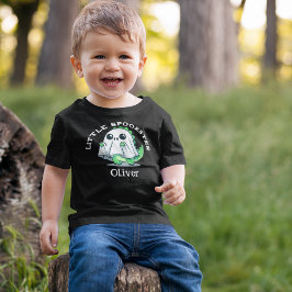 Camiseta De Bebé Dinosaurio lindo, espeluznante, nombre personaliza