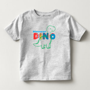 Camiseta De Bebé Dinosaurio Lindo Personaliza Niños
